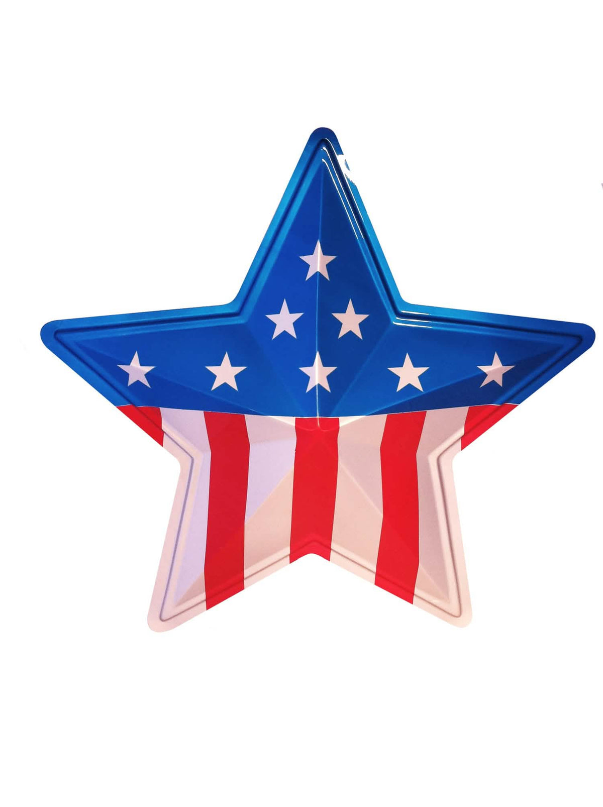 Decorațiune de perete stea americană roșu alb și albastru