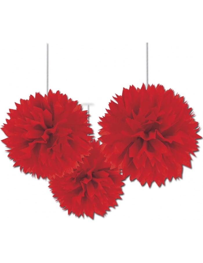 Décorations à suspendre boule pour fête rouge