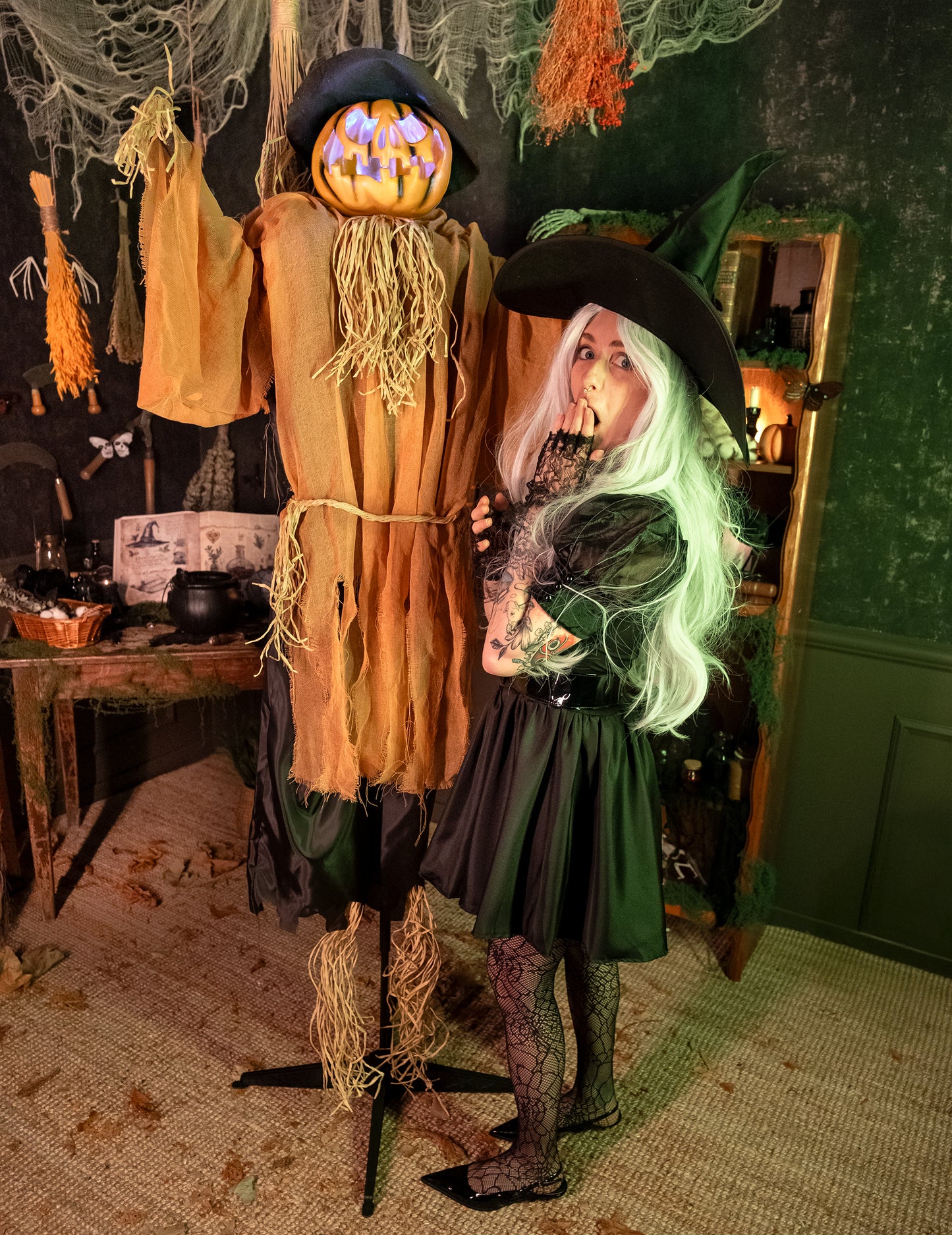 Decorare animată Evil Pumpkin 190 cm