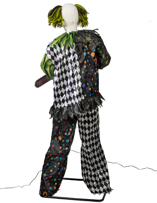 Decorațiune animată clovn bântuit äÇn picioare 180 cm