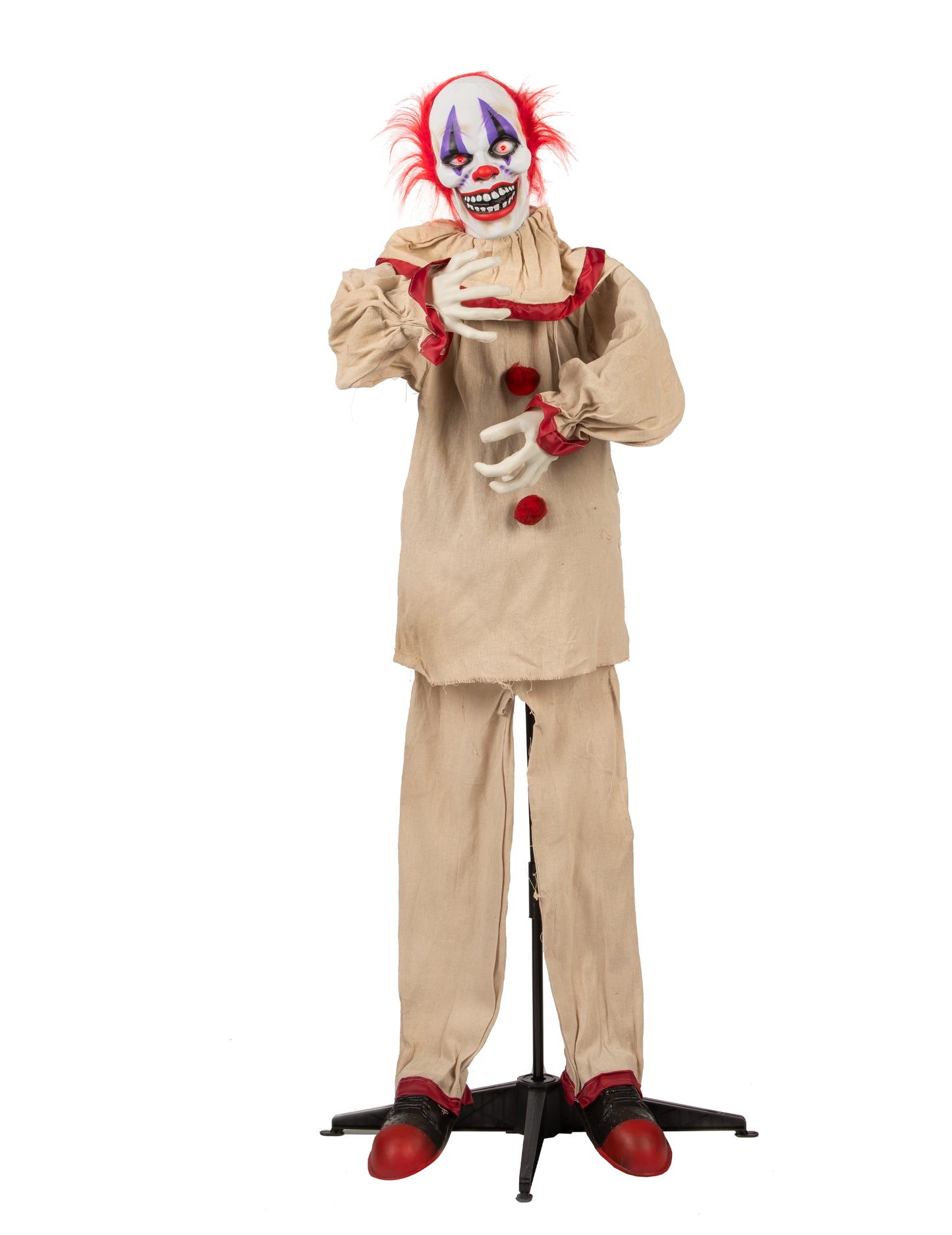 Decorațiune animată cu clovn înfricoșător 153 cm
