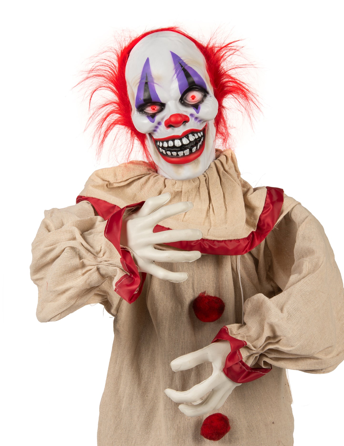 Decorațiune animată cu clovn înfricoșător 153 cm