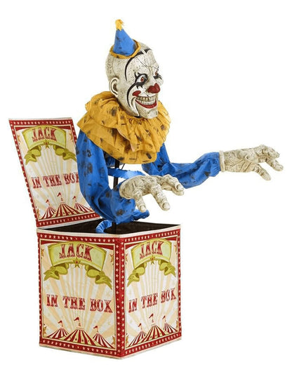 Decorația clovnului animat Jack in the Box 180 cm