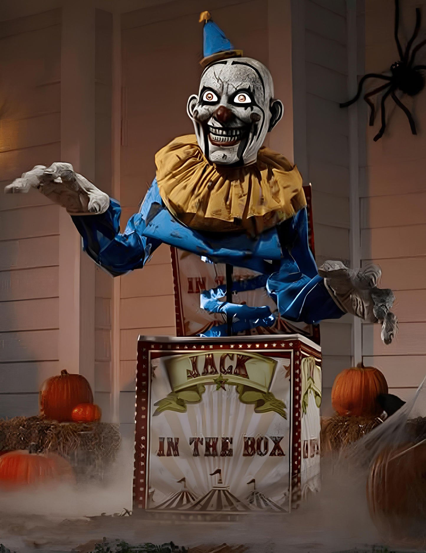 Decorația clovnului animat Jack in the Box 180 cm