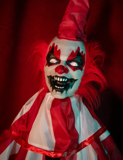 Decorațiune animată clovn malefic cu mișcări 170 cm