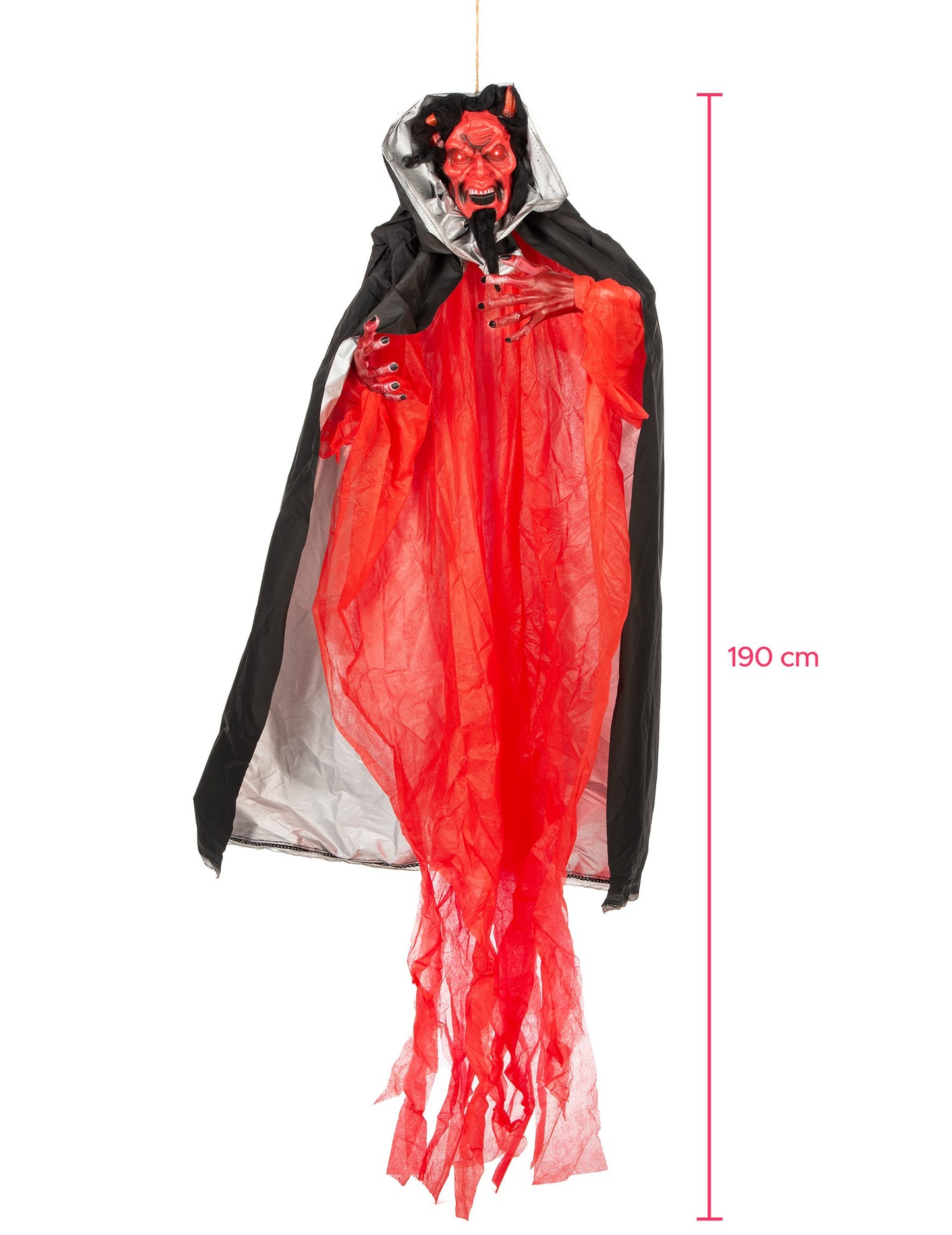 Dimensiunile decorațiunii animate și luminoase demon