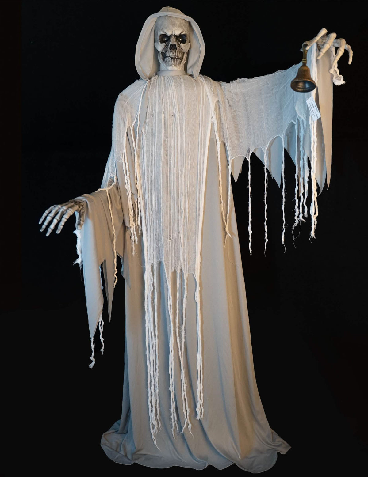 Decorațiune animată cu schelet secerător și clopot 182 cm