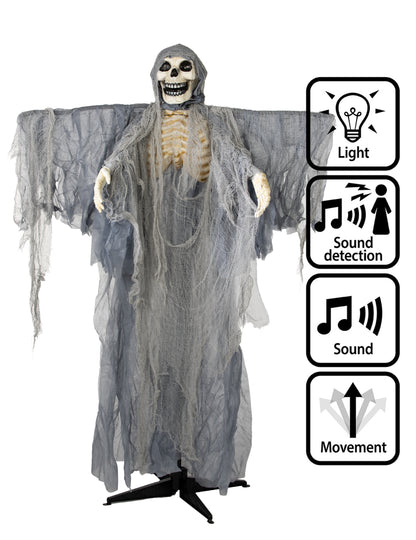 Decorațiune animată gardian al criptei înfricoșător, cu mișcări, 170 cm