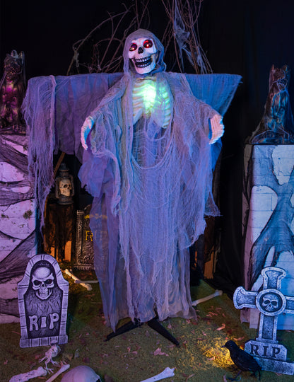 Decorațiune animată gardian al criptei înfricoșător, cu mișcări, 170 cm