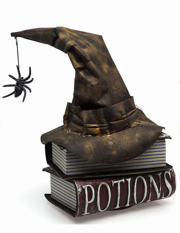 Décoration animée livres hantés de sorcière