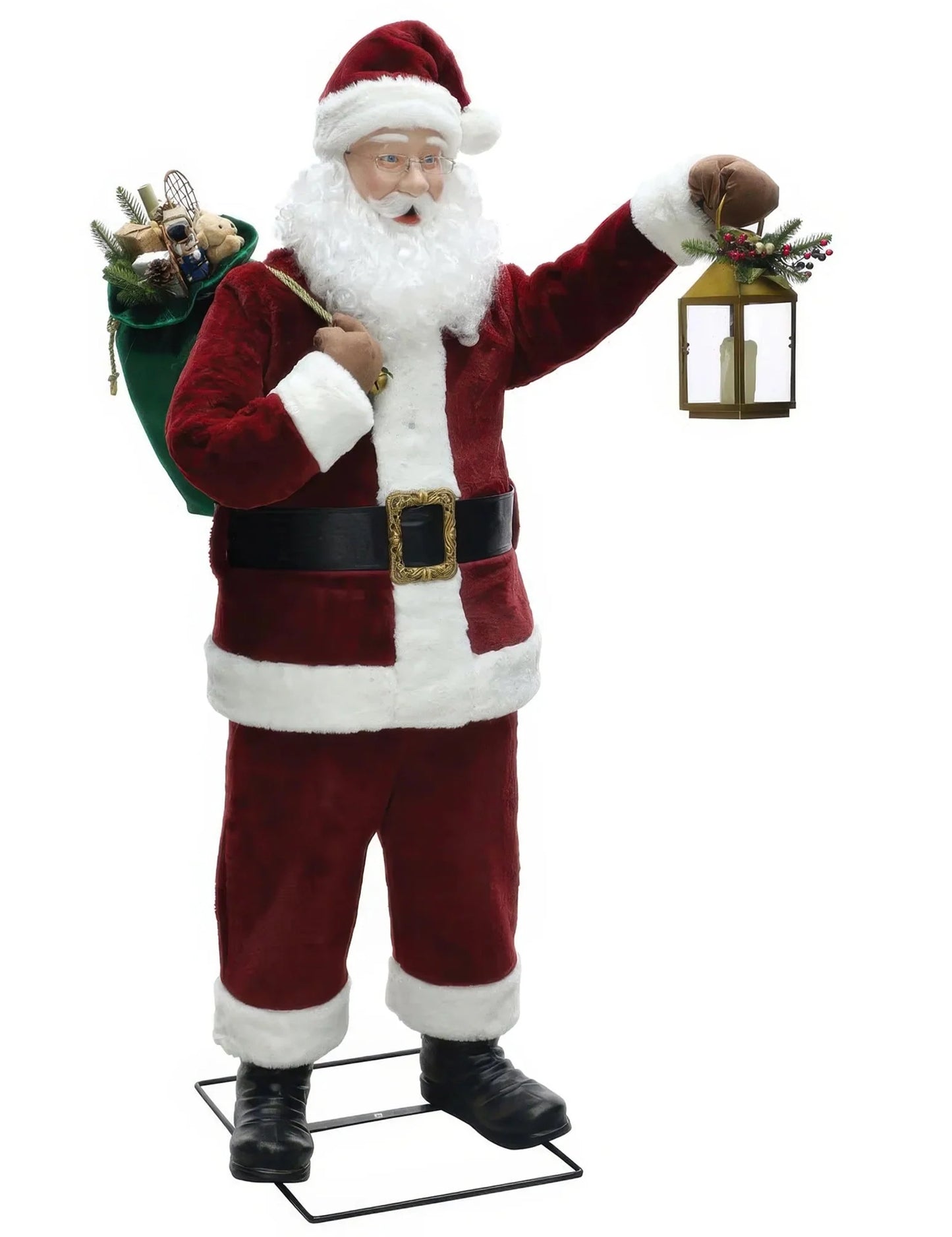 Decorațiune Moș Crăciun animată de lux 180 cm