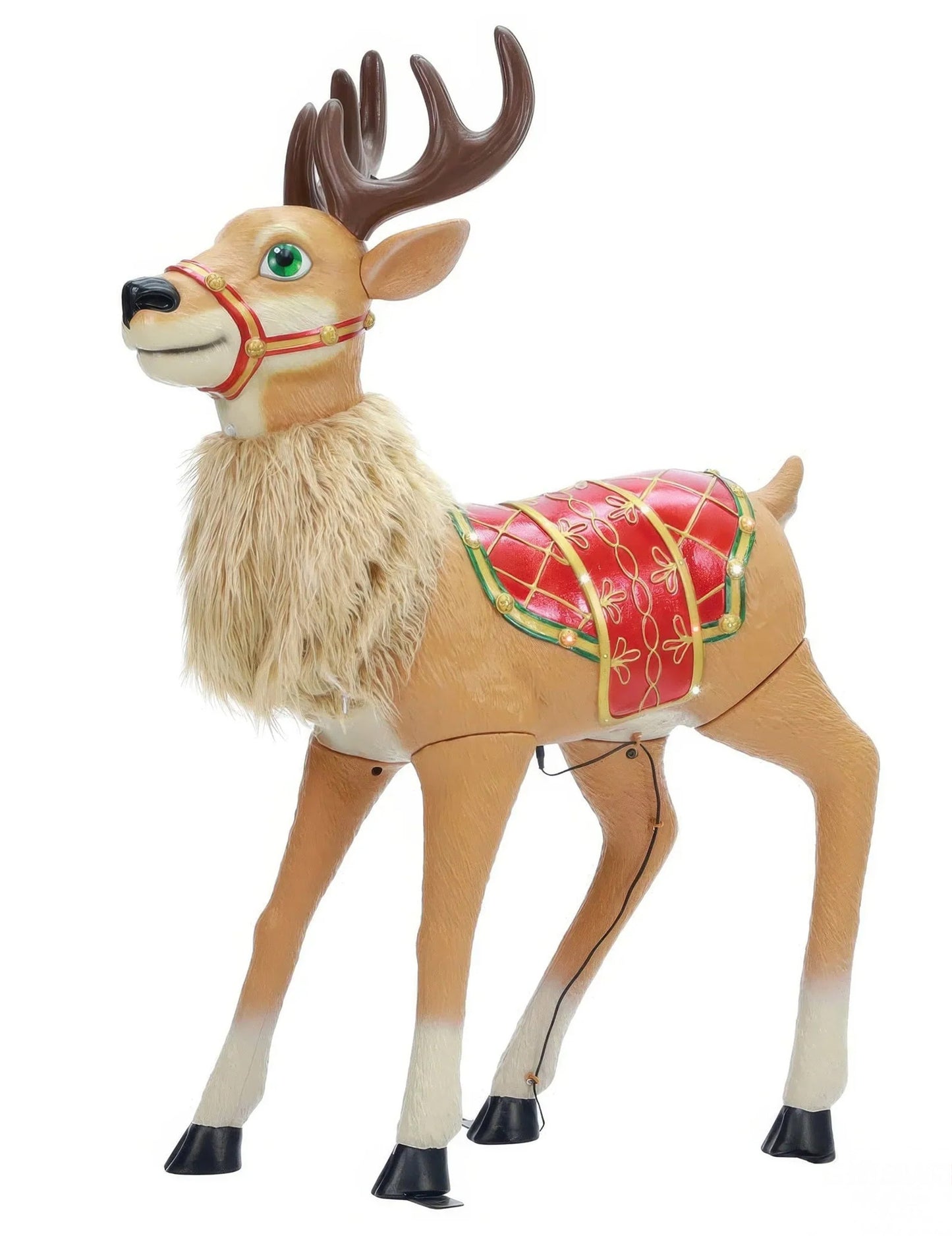 Decorațiune de Crăciun animată, Reni fantezisti, 120 cm