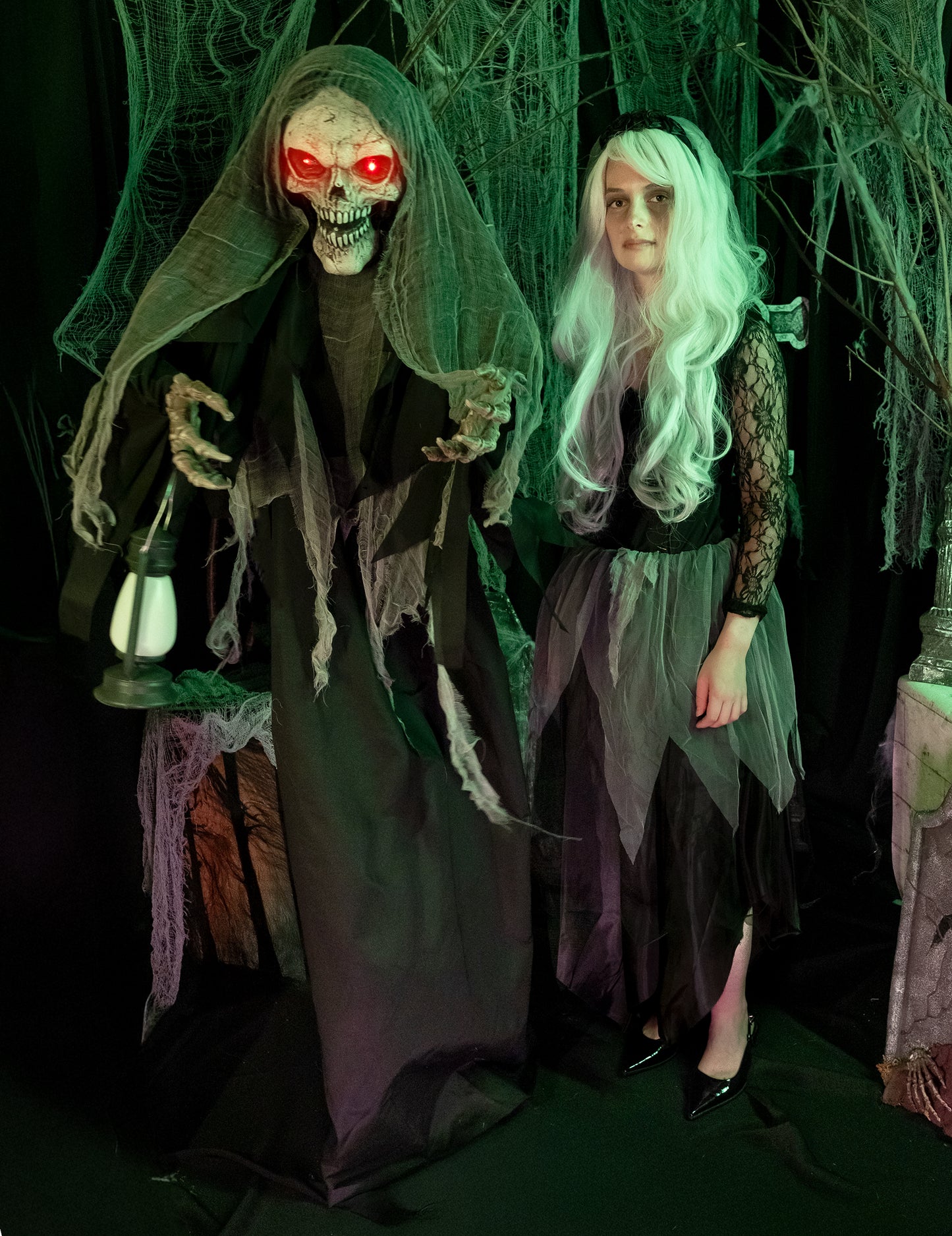 Sunet animat și decorare ușoară strălucitoare Reaper 180 cm