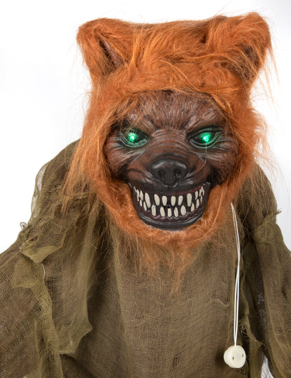 Sunet animat și decorare ușoară lup lup 160 cm