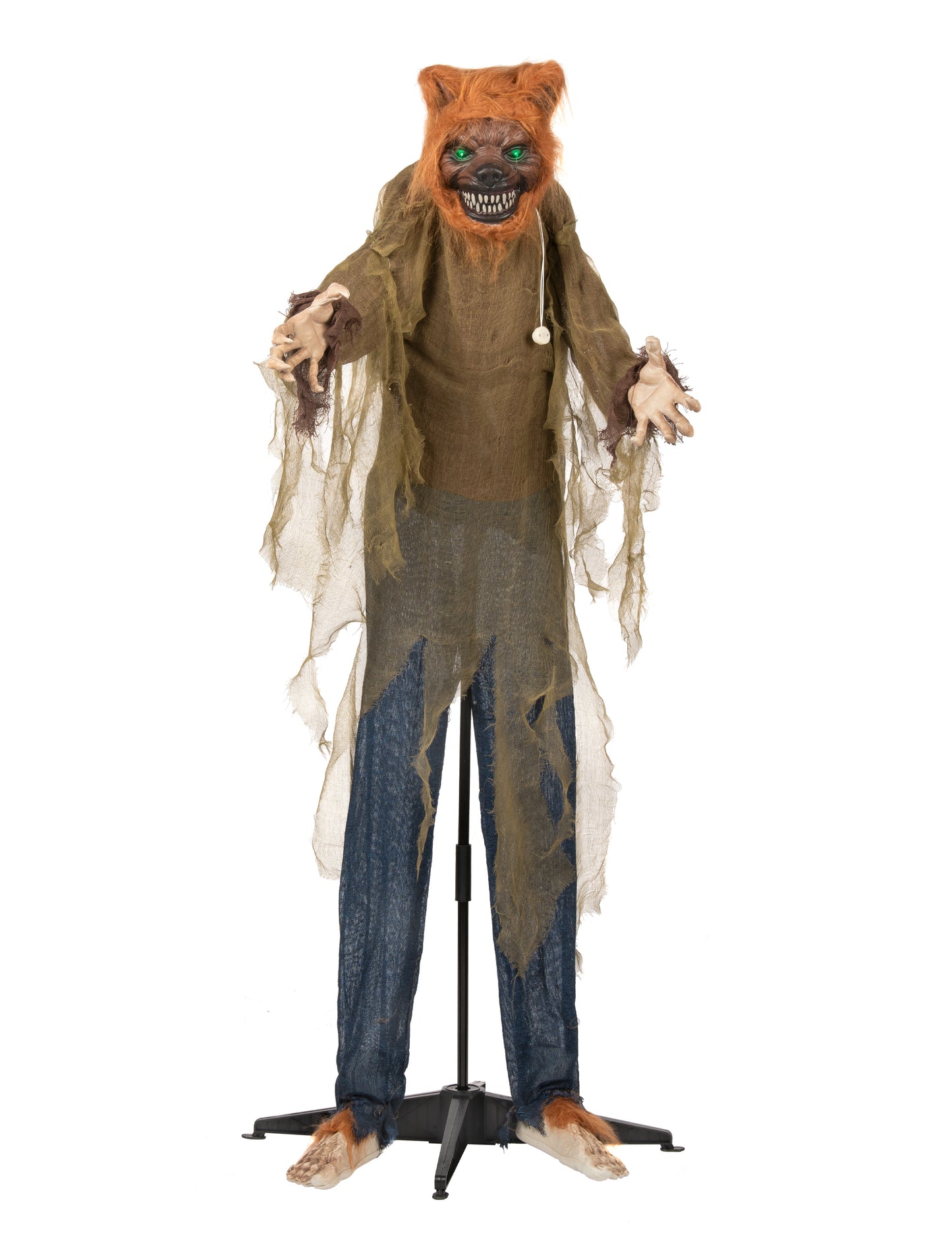 Sunet animat și decorare ușoară lup lup 160 cm