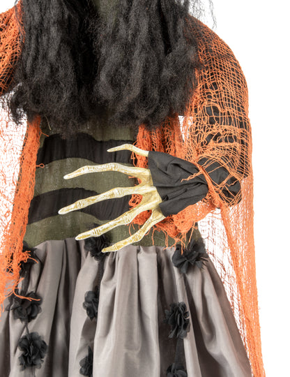 Decorațiune de vrăjitoare suspendată, animată, cu sunet și lumină 183 cm