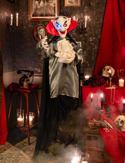 Sunet animat și decorare ușoară vampir zâmbind 165 cm