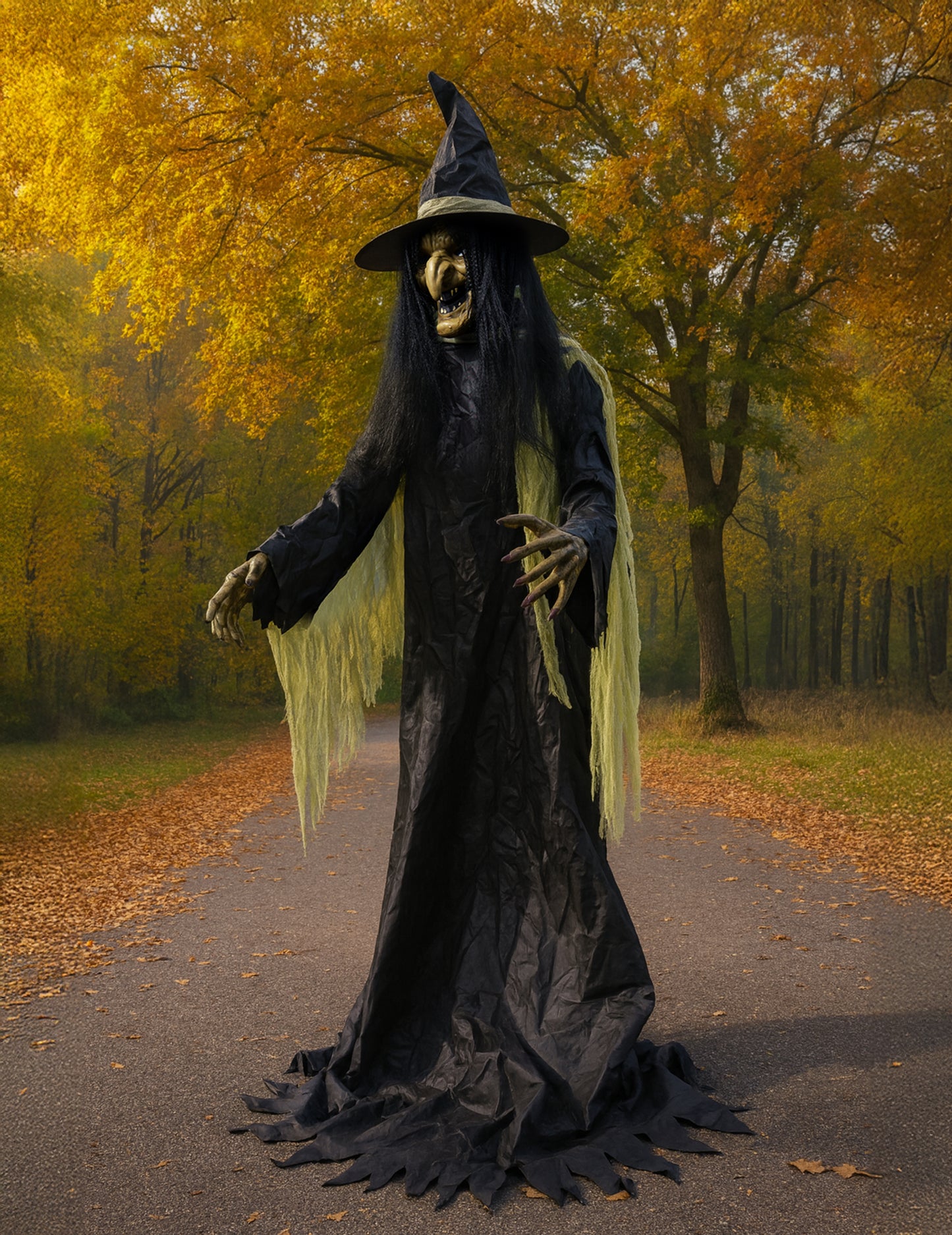 Decorare animată gigant vrăjitor XXL 300 cm