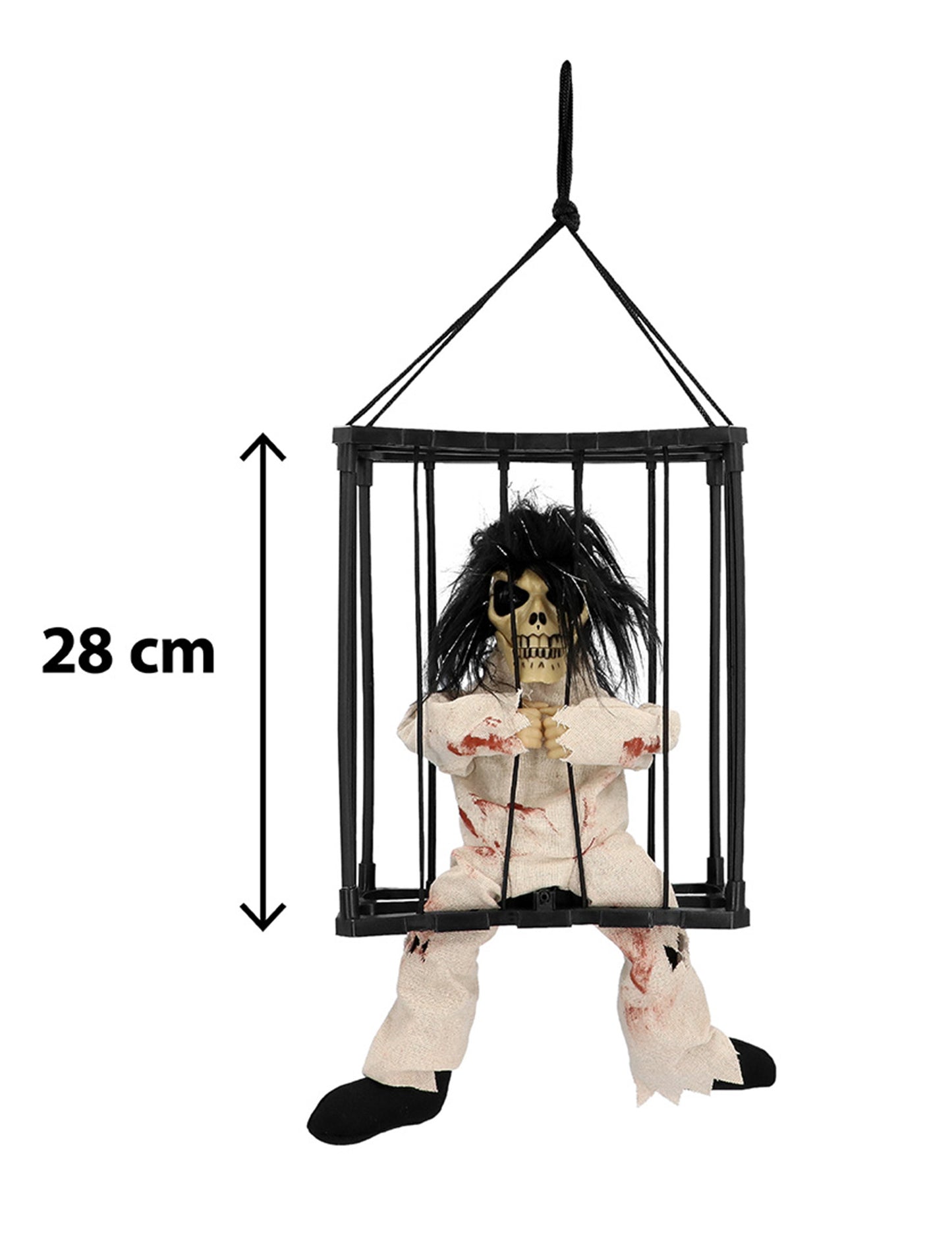 Decorațiune animată suspendată fantomă de prizonier 28 x 23 x 9,5 cm
