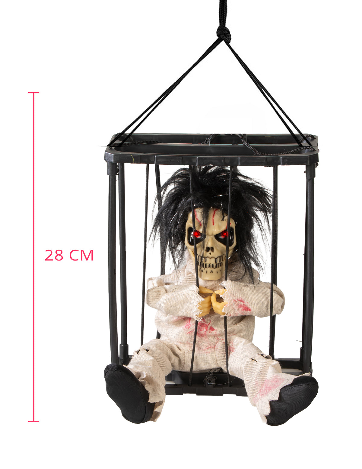 Decorațiune animată suspendată fantomă de prizonier 28 x 23 x 9,5 cm