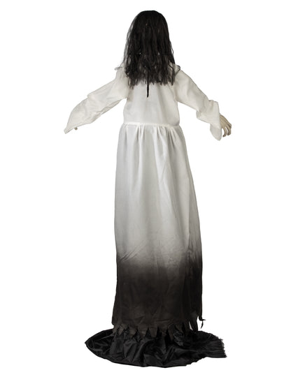 Decorațiune animată văduvă fantomatică extensibilă, cu mișcare, 190 până la 225 cm