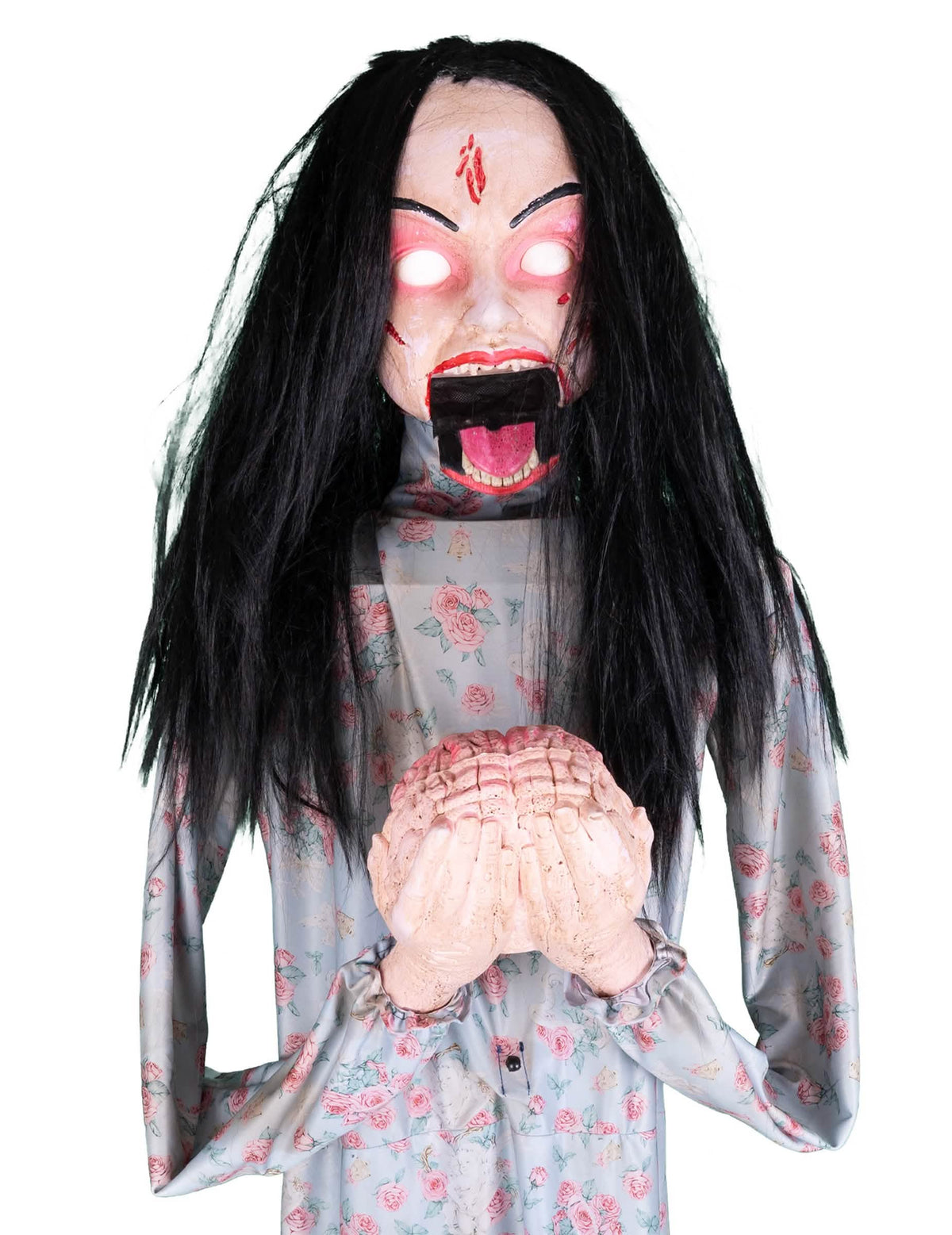 Decorațiune animată zombie mâncător de creiere 200 cm