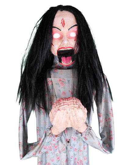 Decorațiune animată zombie mâncător de creiere 200 cm