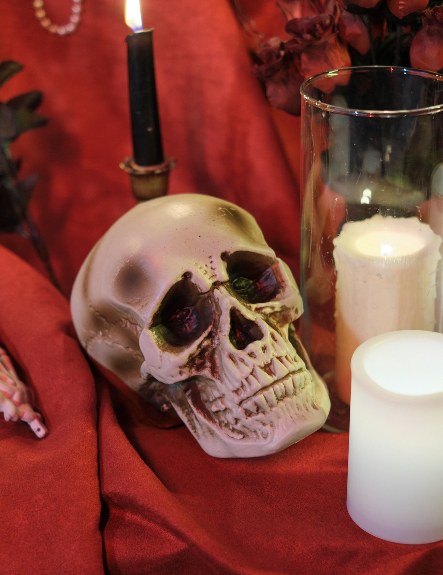 Decorare a craniului din plastic 18 cm