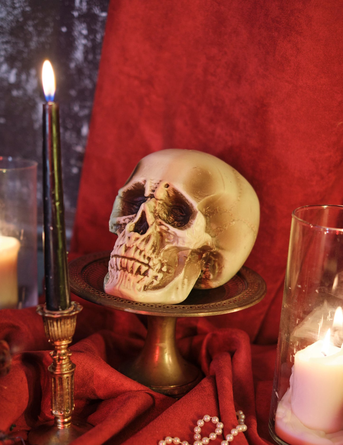 Decorare a craniului din plastic 18 cm