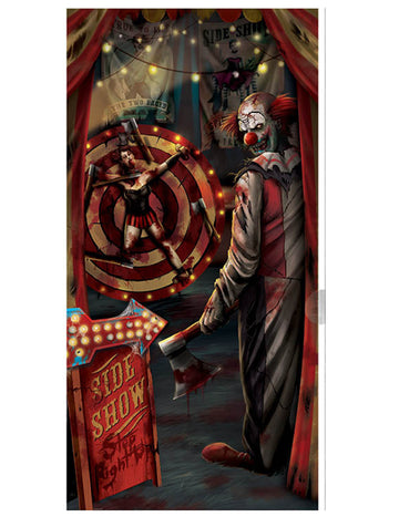 Decorarea ușii clovnului Halloween 85 x 165 cm