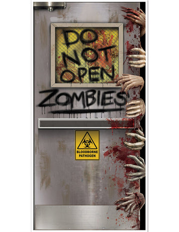 Decorare ușă de laborator zombie 76 x 152 cm