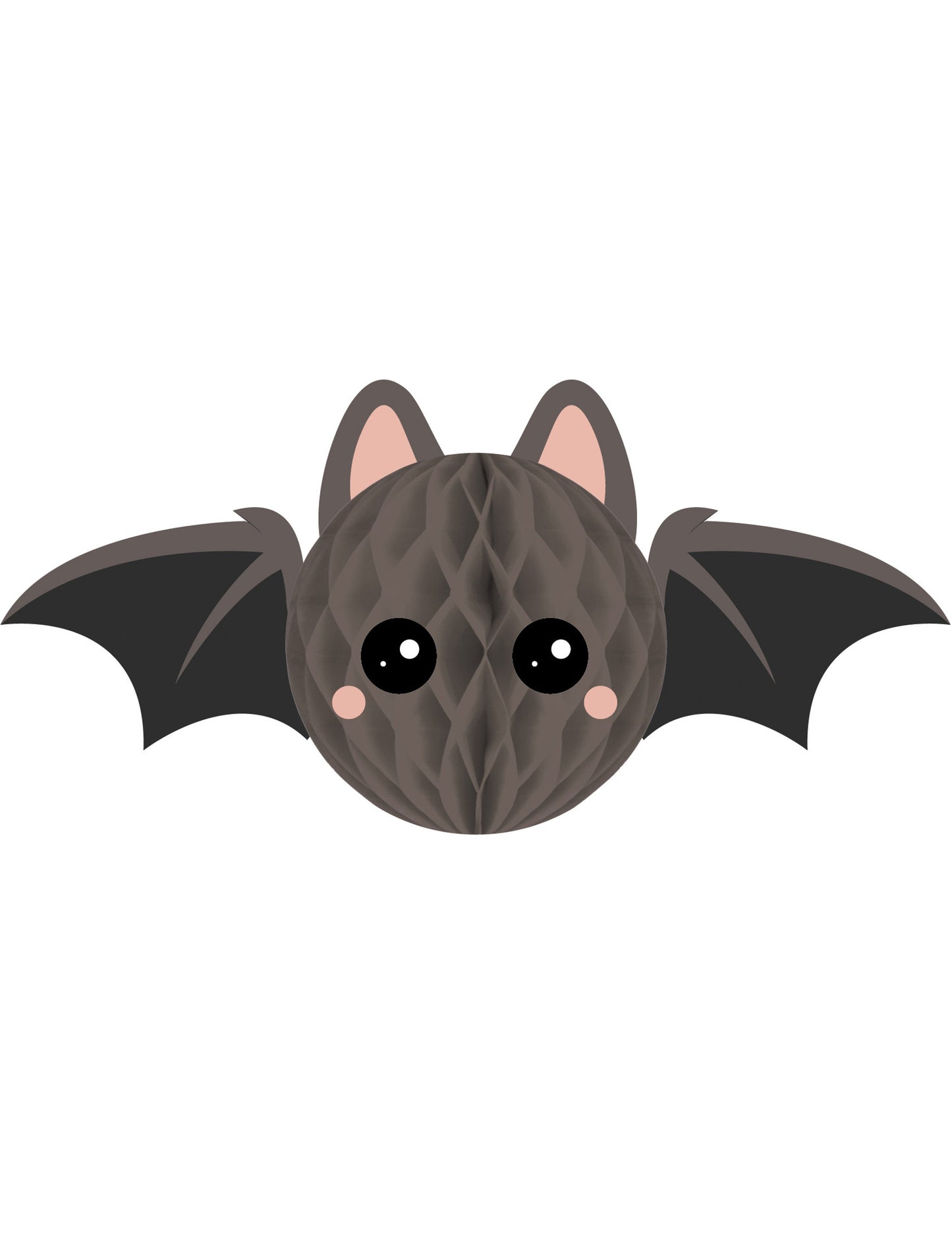 Decorațiune din hârtie cu fagure de miere, liliac gri