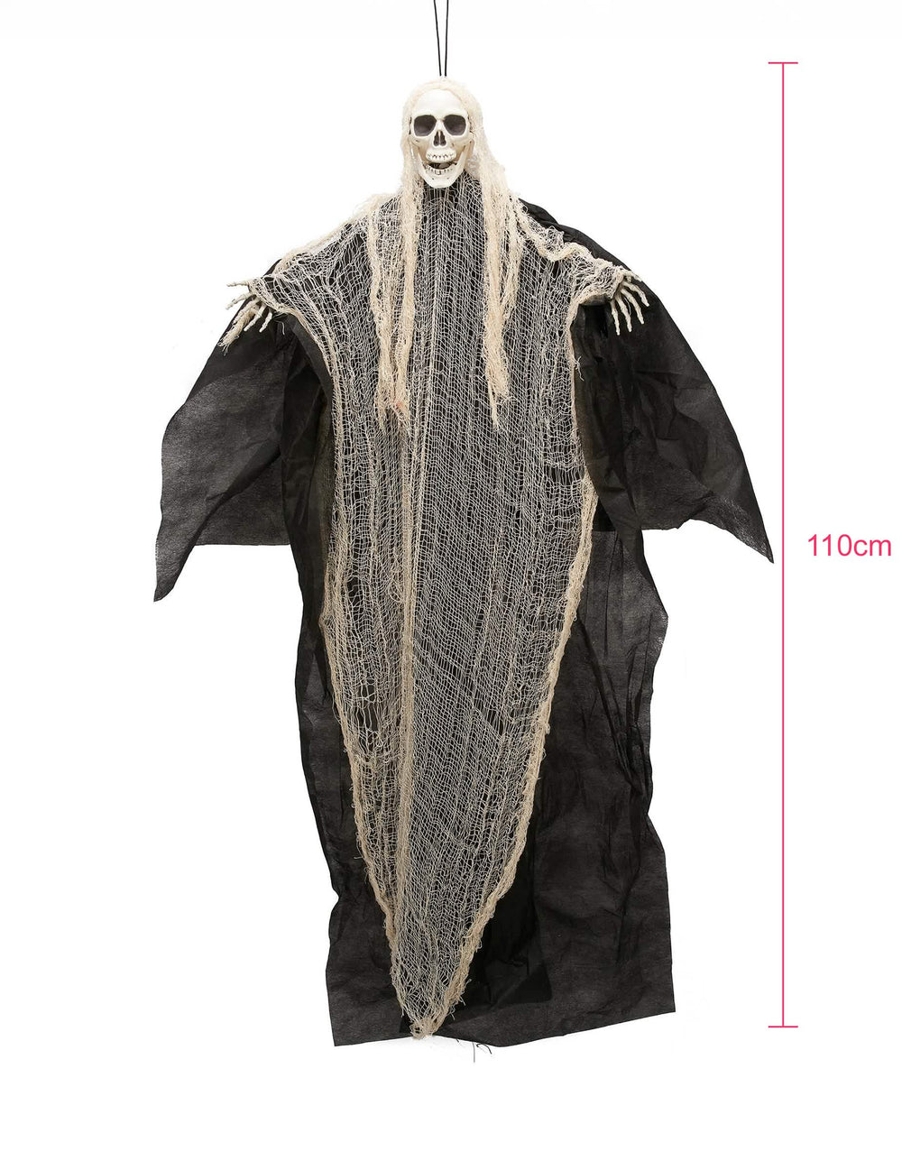 Dimensiunile decorațiunii de moartea cu coasa pentru halloween