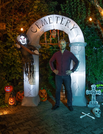 Intrarea cimitirului de decorare gonflabilă 240 cm