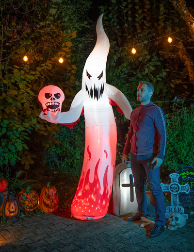 Luminous Ghost Gonflabil Decorația 270 cm