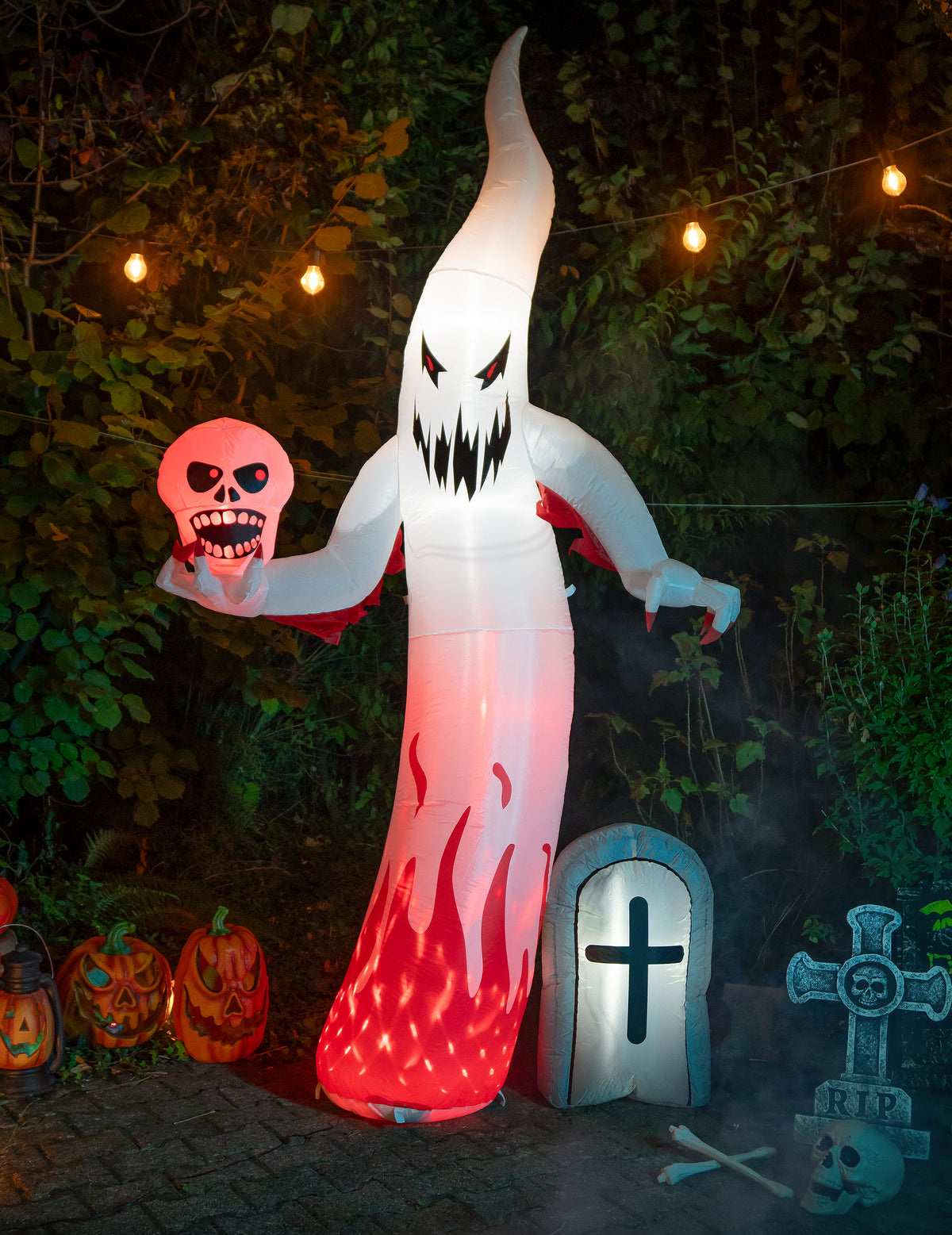 Décoration Gonflable Fantôme Lumineux 270 cm