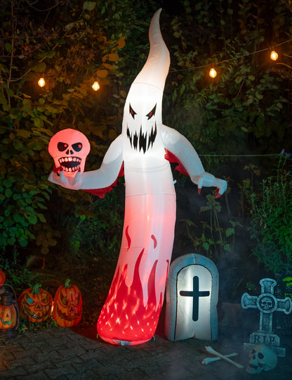 Décoration Gonflable Fantôme Lumineux 270 cm