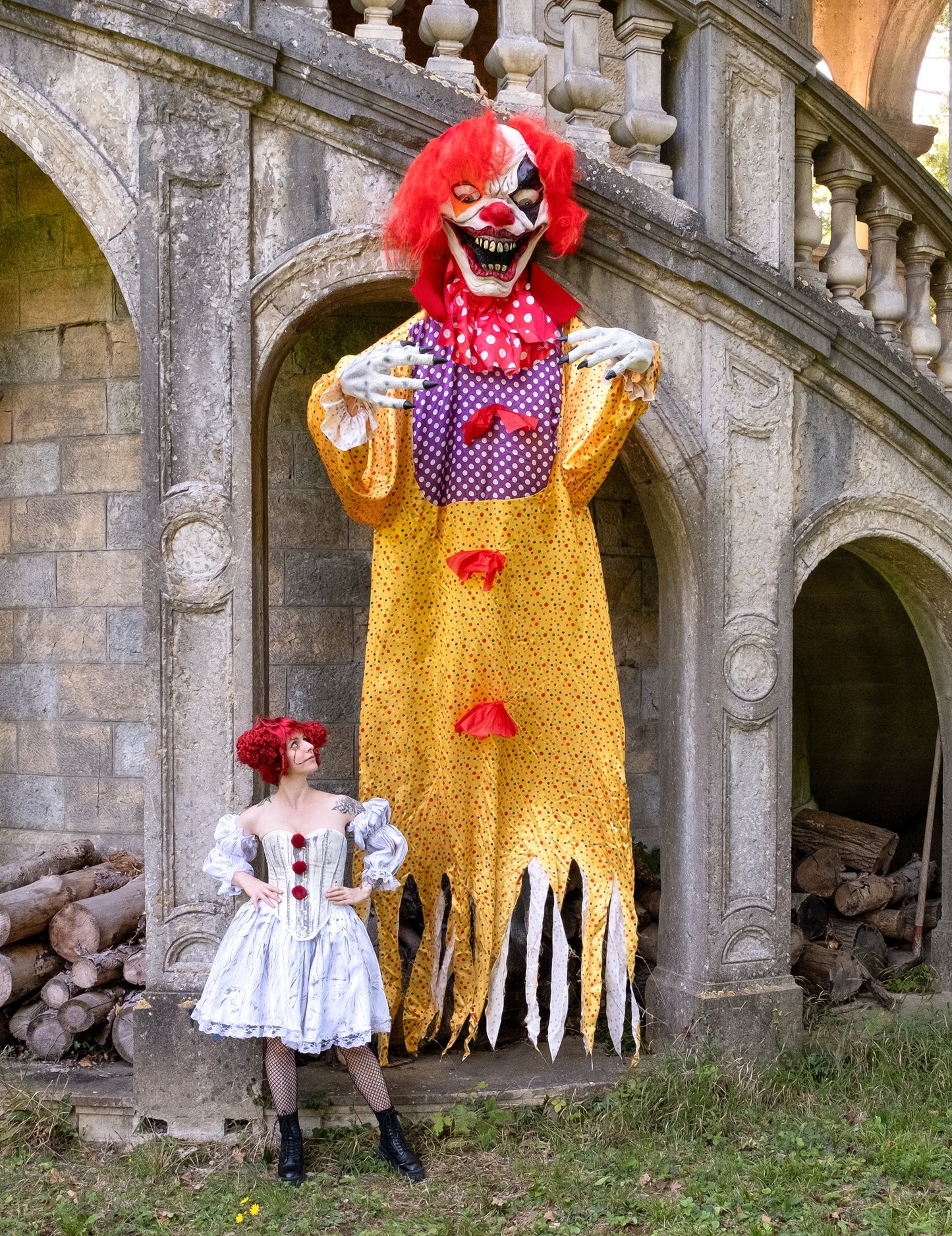 Decorare de Halloween Clovură înfricoșătoare atârnată de 350cm