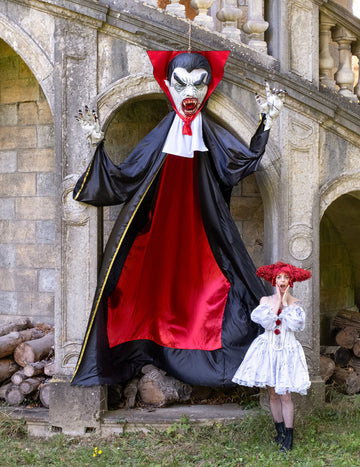 Decorațiune de Halloween cu vampir gigant suspendat 3,20 m