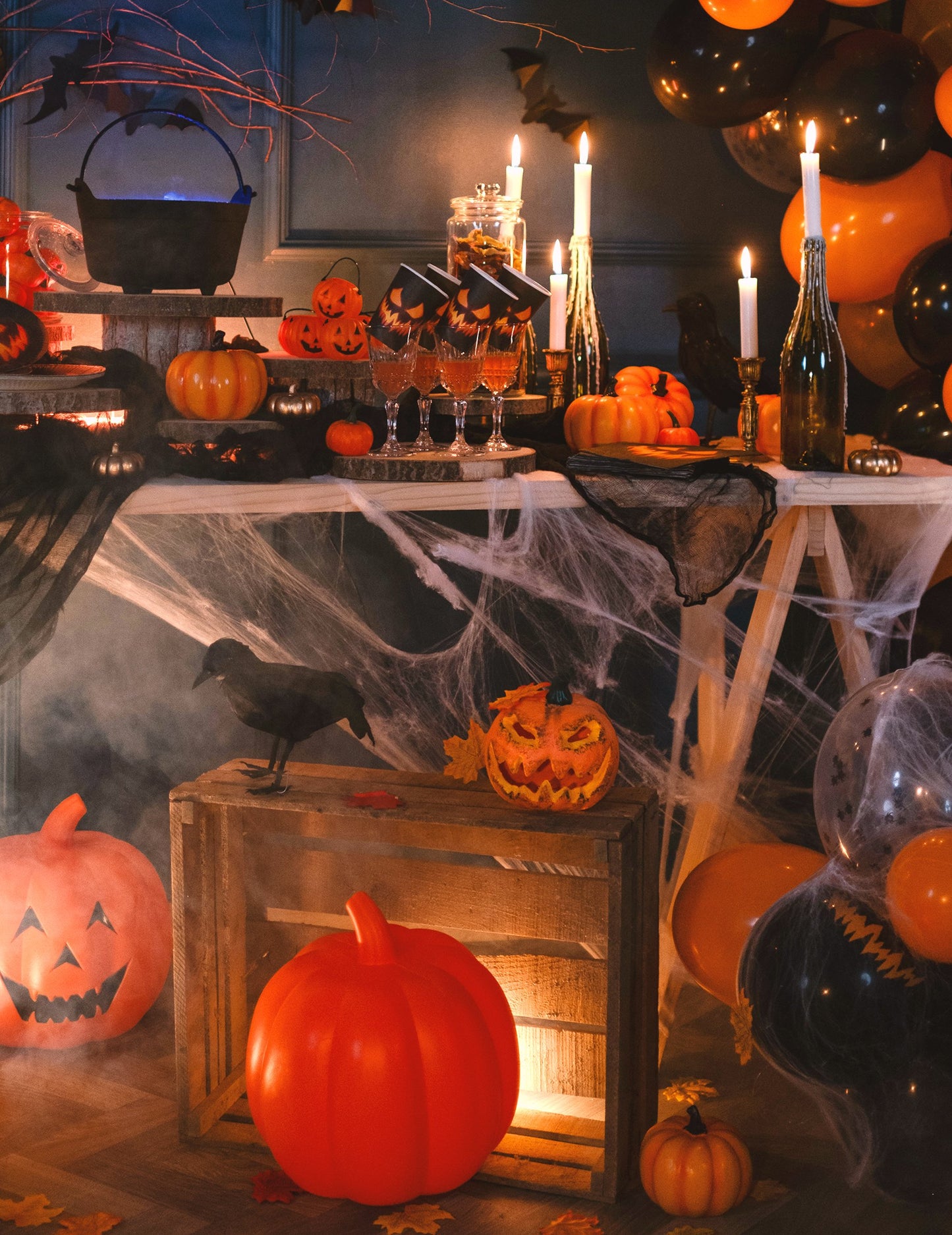 Decorare de dovleac de Halloween 16 cm