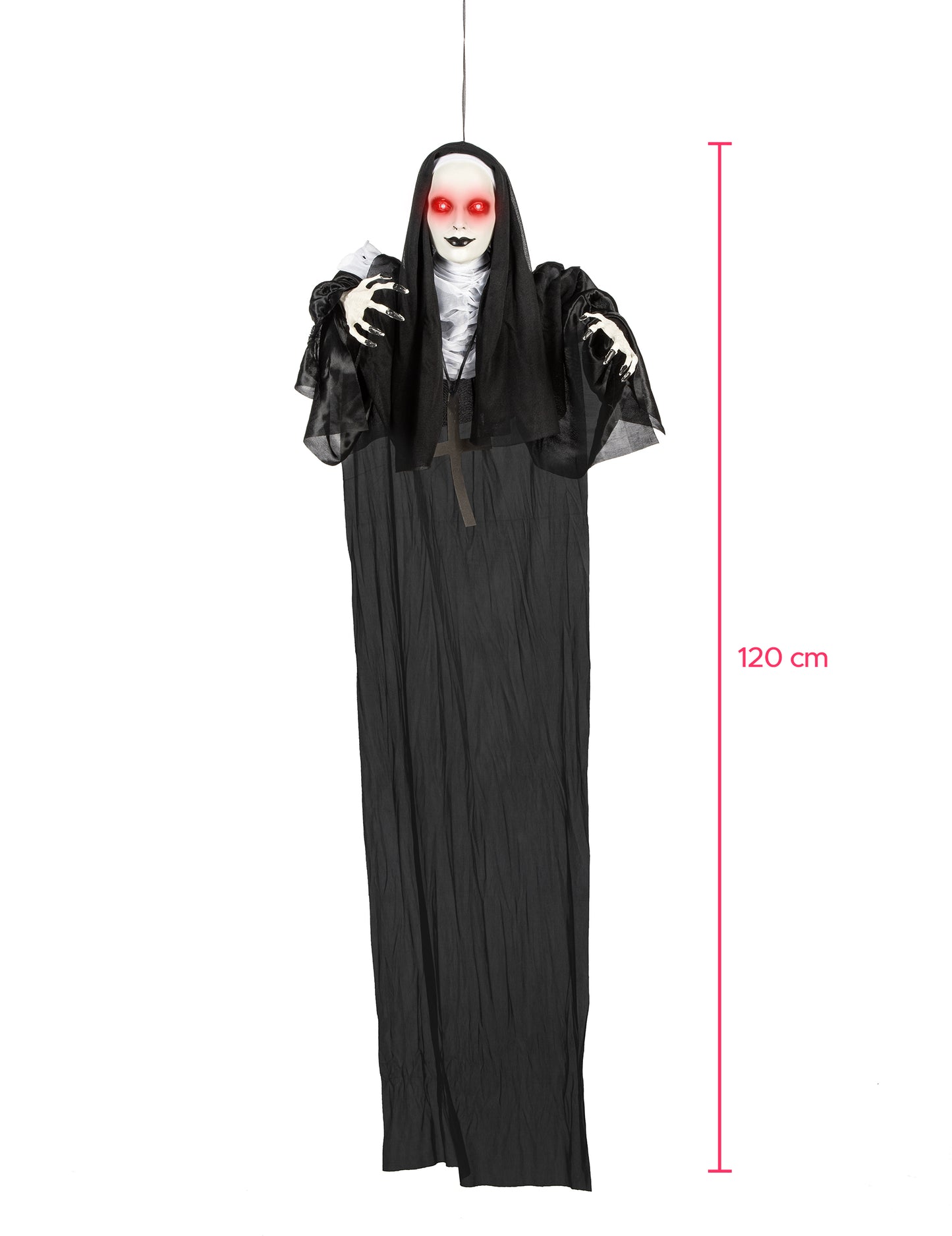 Dimensiunile decorațiunii luminoase de călugăriță suspendată