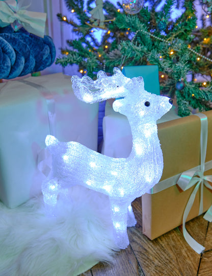 Decorațiune luminoasă ren 45 cm 