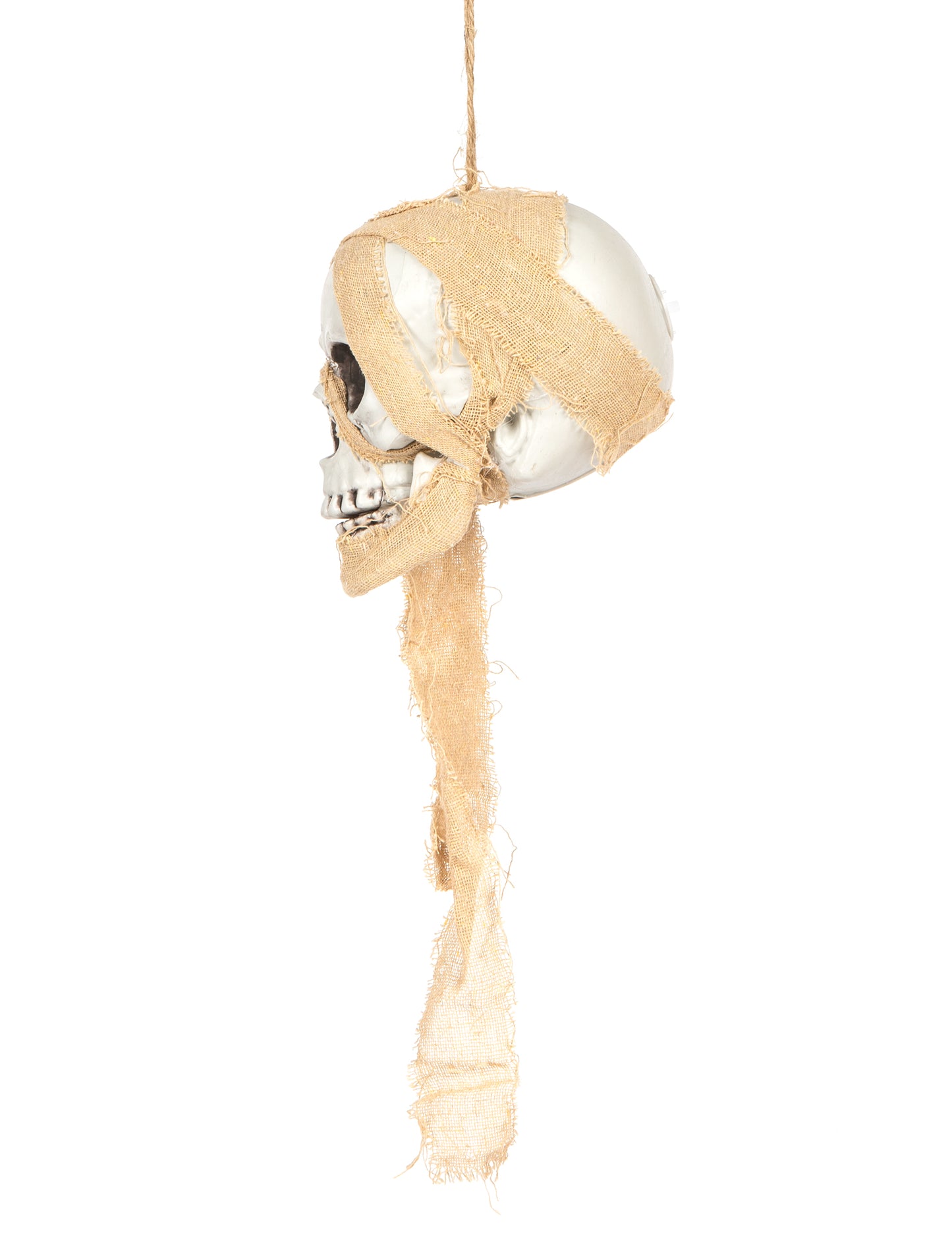 Craniu de decorare ușoară și pirat suspendat pentru a atârna 53 cm
