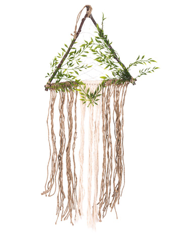 Lumină vegetală și decorare de iută 80 x 37 cm