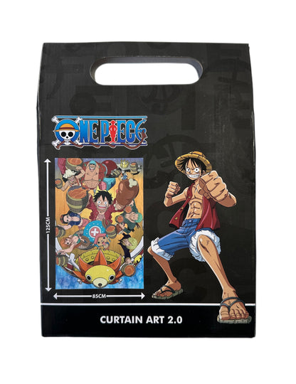 Decorațiune de perete One Piece™ 125×85 cm cu inele metalice 