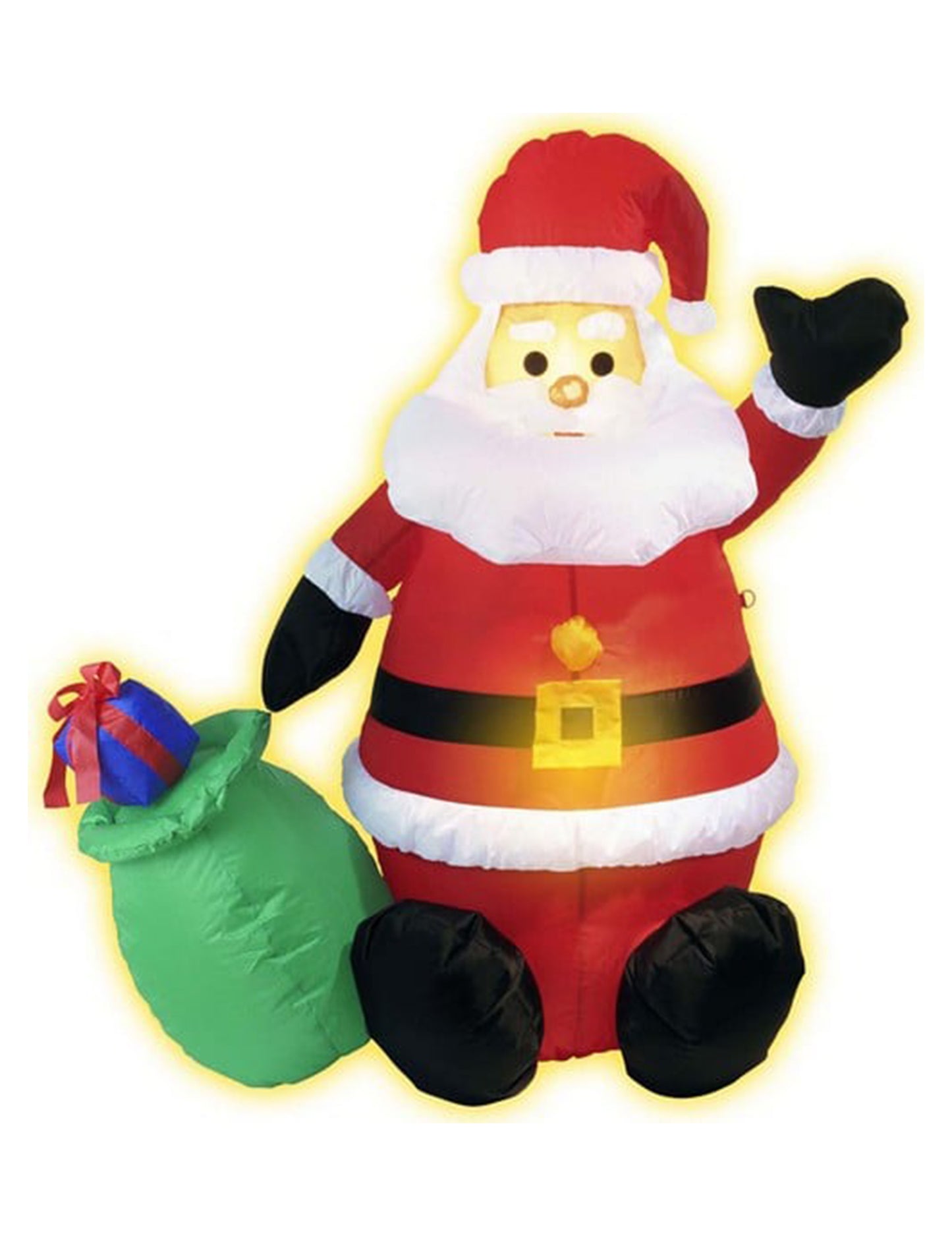 Decorațiune Moș Crăciun gonflabilă și luminoasă 120 cm 