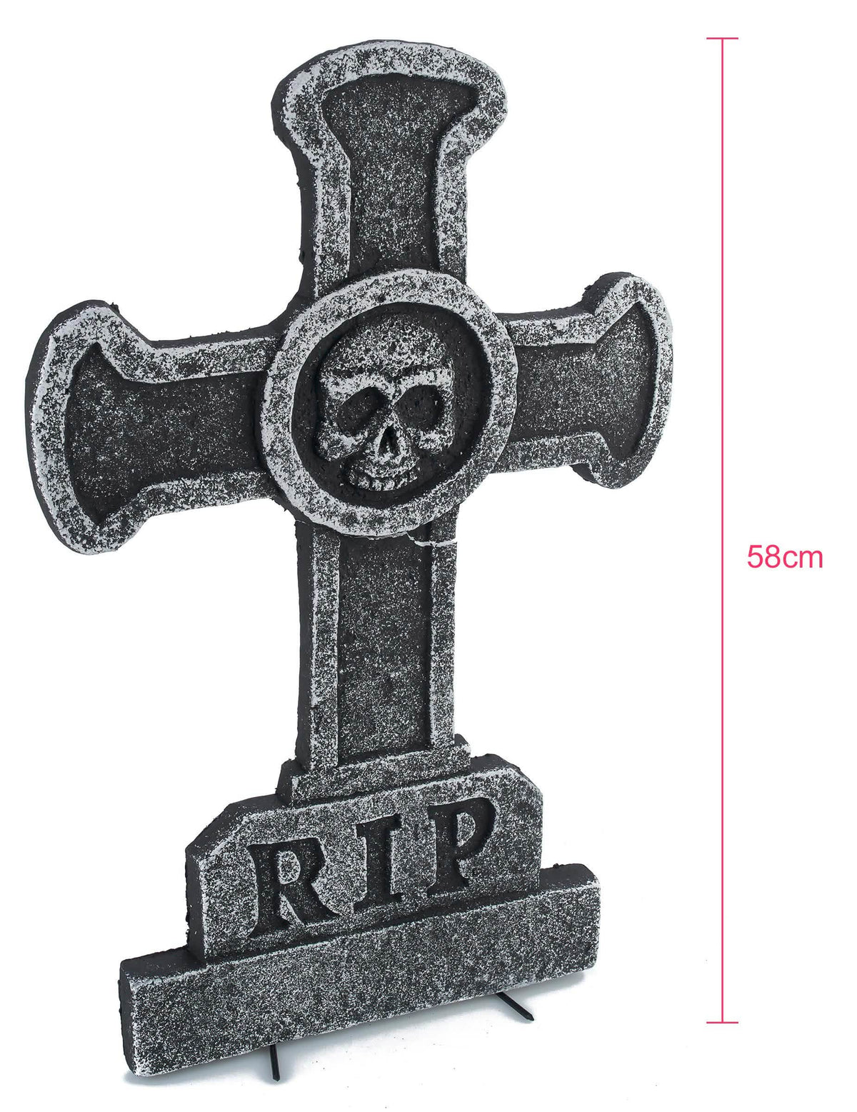 Dimensiunile decorațiunii piatră funerară cruci cu cap de mort pentru halloween