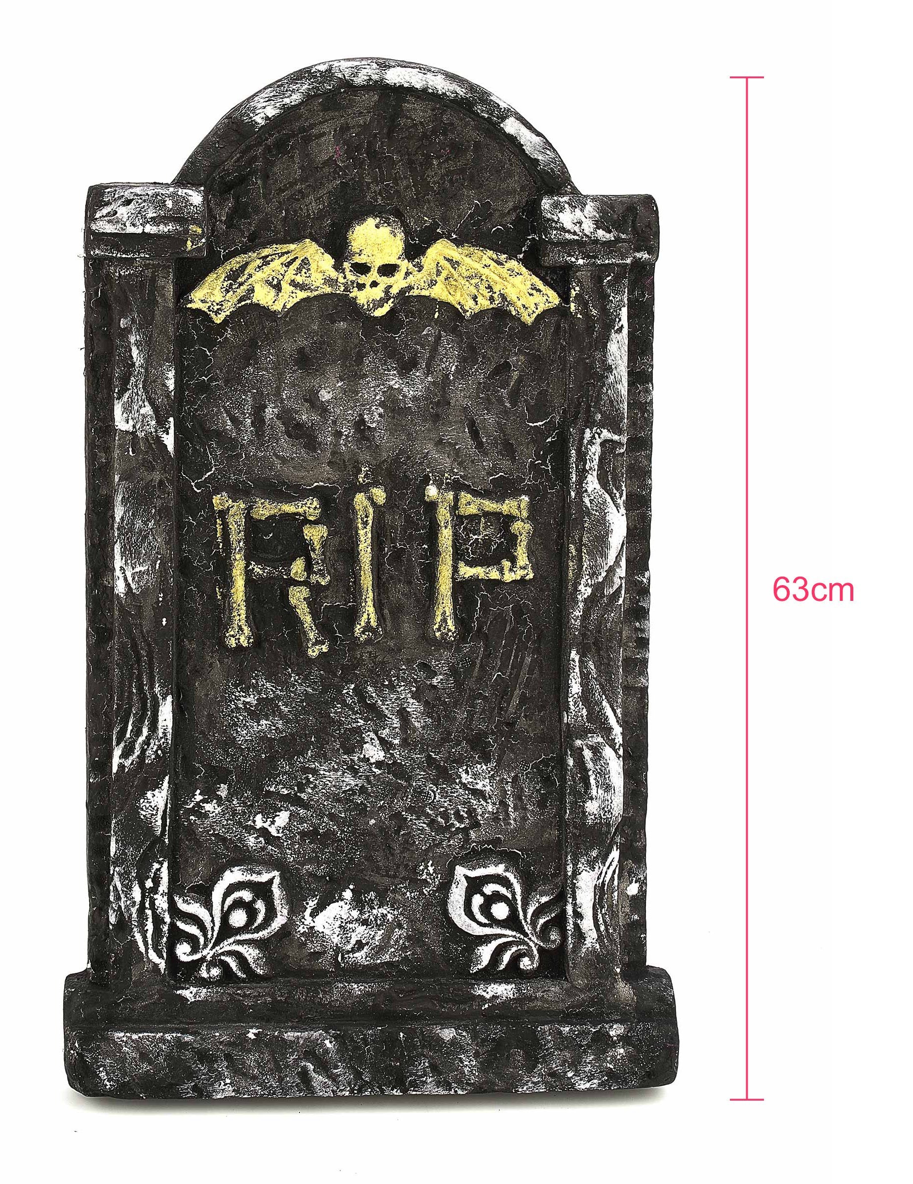 Dimensions de la décoration pierre tombale Halloween