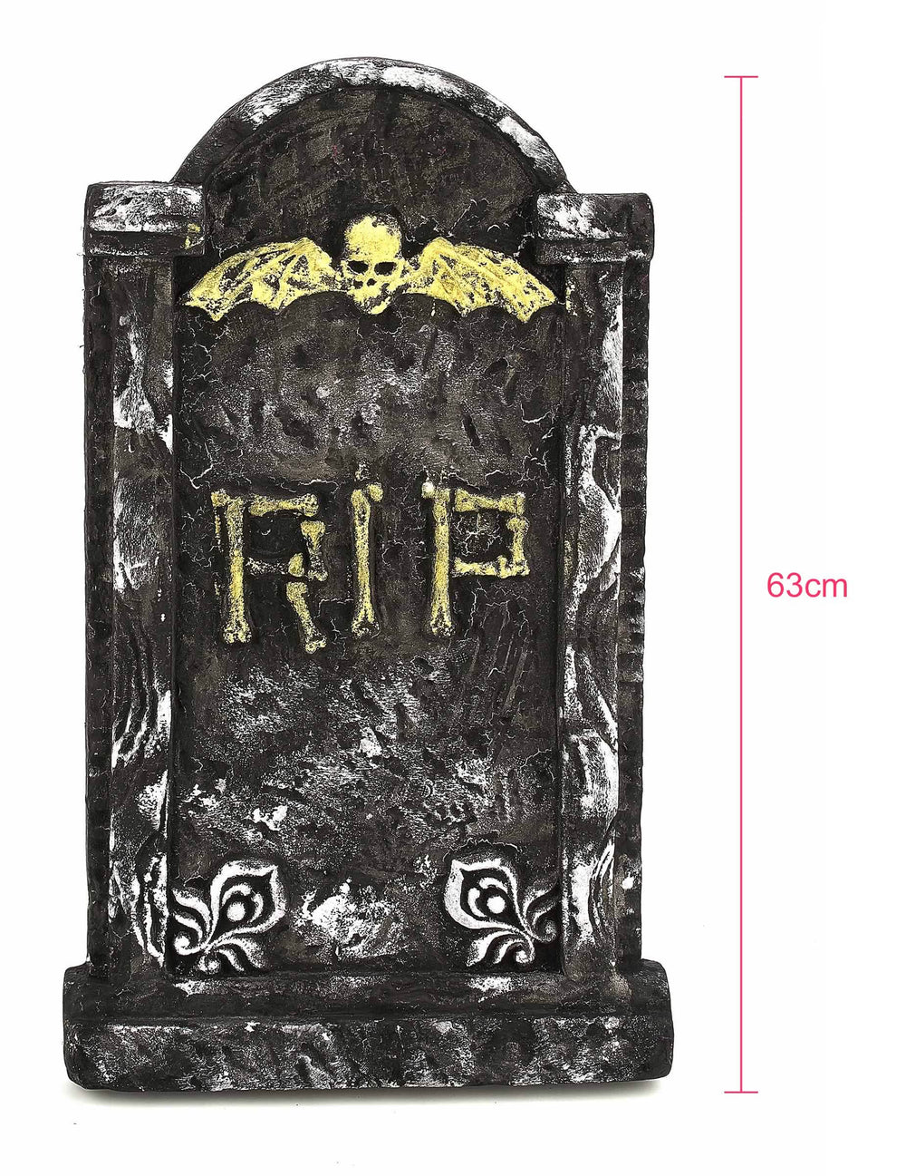 Indicație privind dimensiunile decorațiunii piatră funerară halloween
