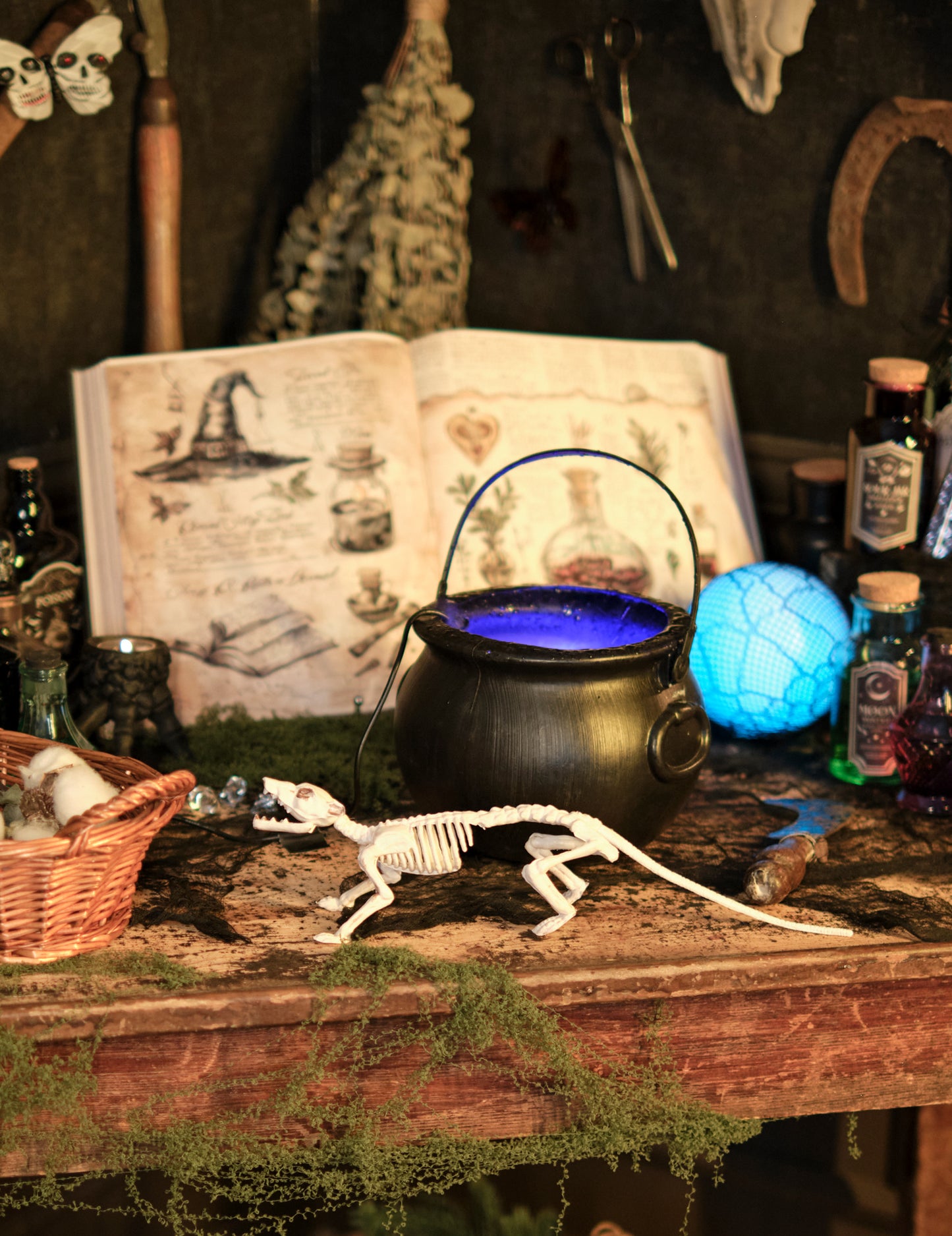 Decorare schelet de șobolan 16 x 23 cm Halloween